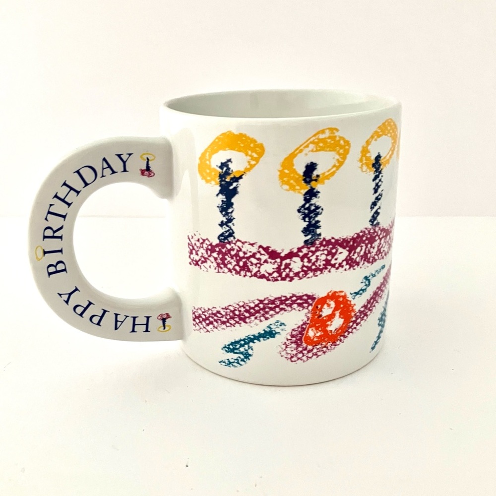 HAPPY BIRTHDAY Coffee Cup / Mug by Applause, y2k
